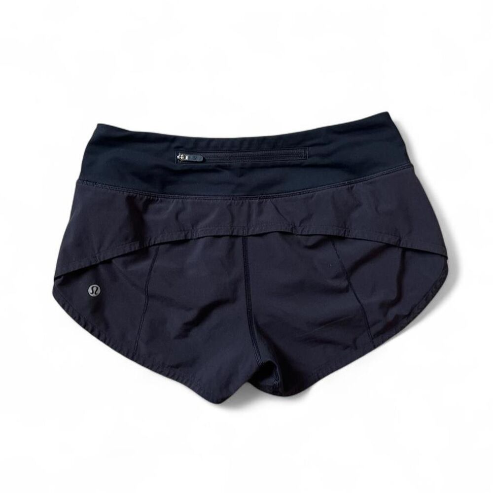 Lululemon Women's Navy and Black Shorts